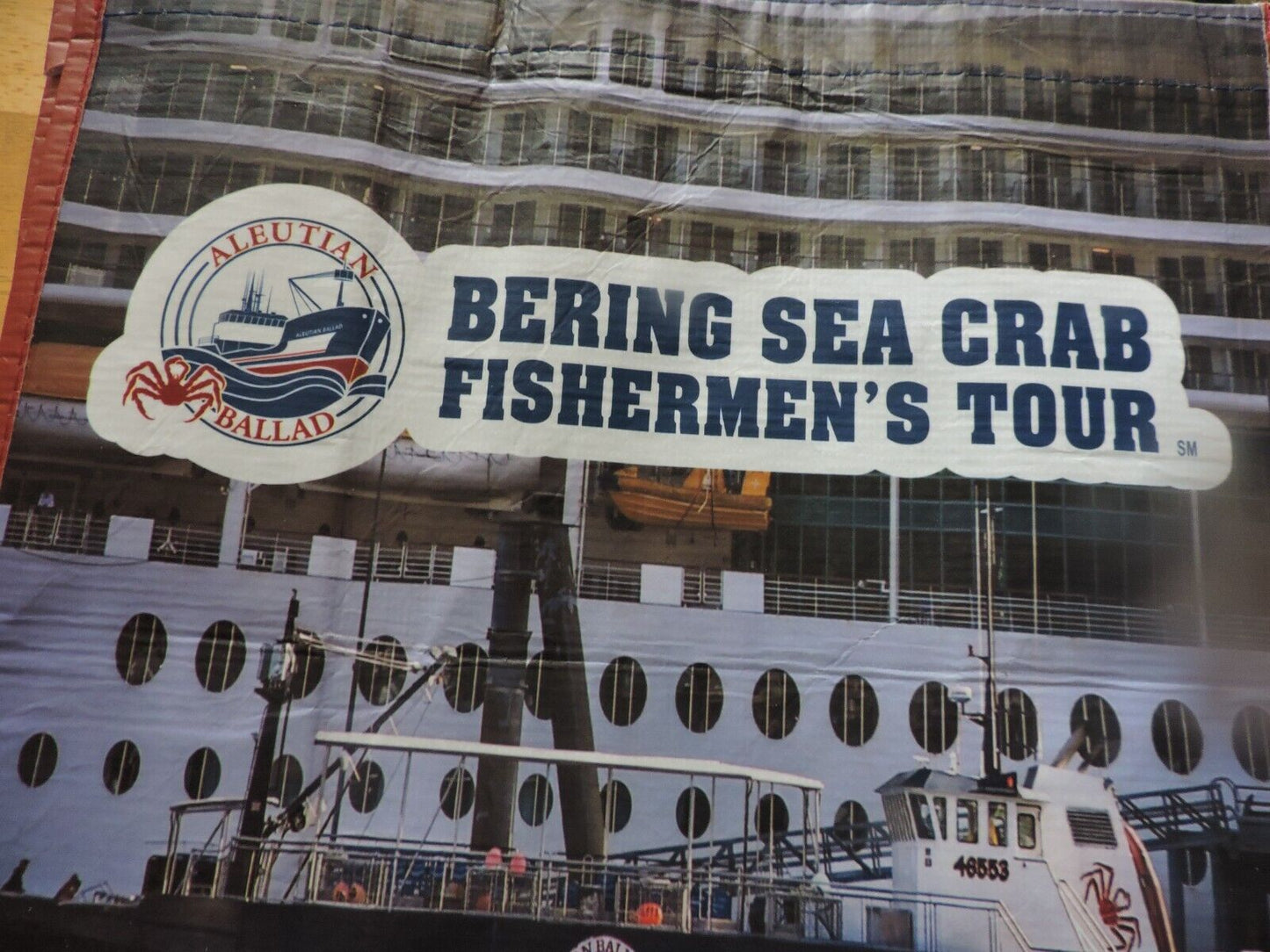 BERING SEA CRAB FISHERMENS TOUR BAG 15X13X65 INCHES