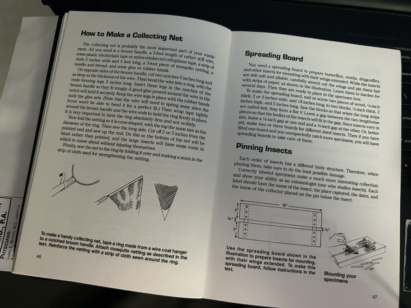 BOY SCOUTS OF AMERICA NATURE MERIT BADGE BOOK  1993
