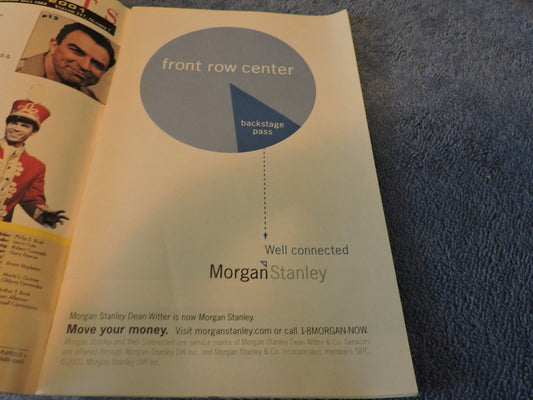 Playbill for The Full Monty at Eugene O'Neill Theatre