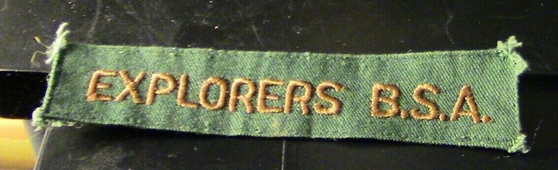 BSA, Explorer Programs: Explorers, BSA Strip (Gold Letters)
