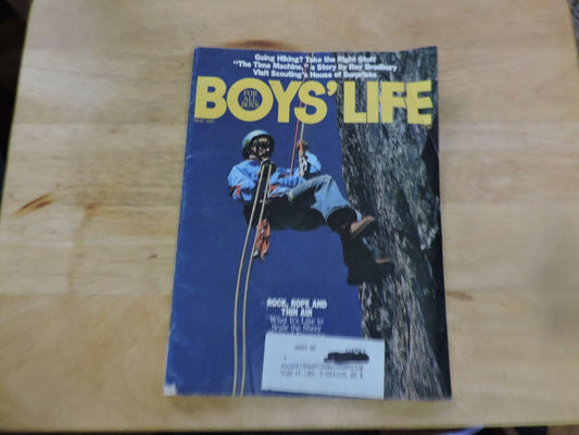 BOYS' LIFE MAGAZINE--MAY 1987 ROCK, ROPE AND THIN AIR