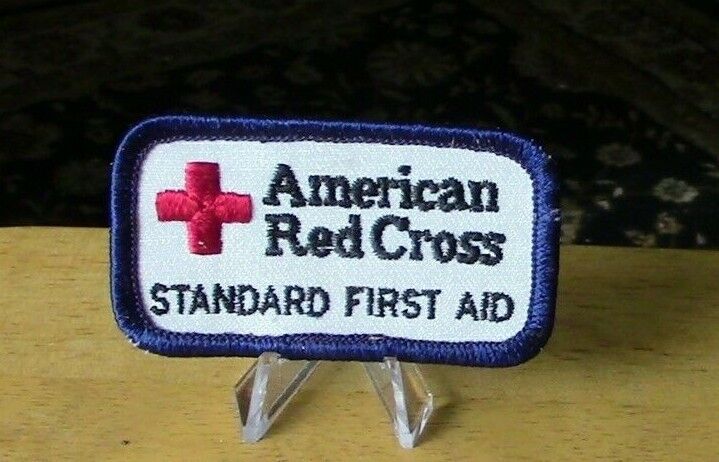 Red Cross "Standard First Aid" Uniform Patch