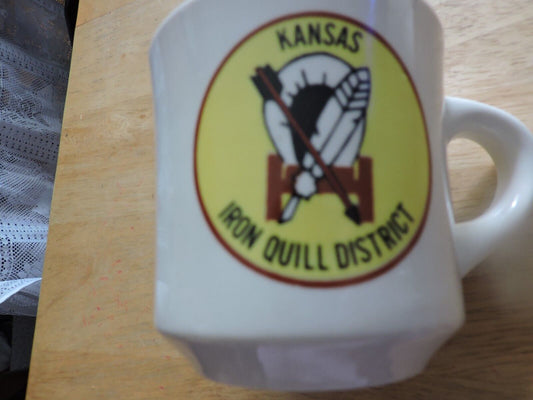 BOY SCOUT: KANSAS IRON QUILL DISTRICT COFFEE MUG