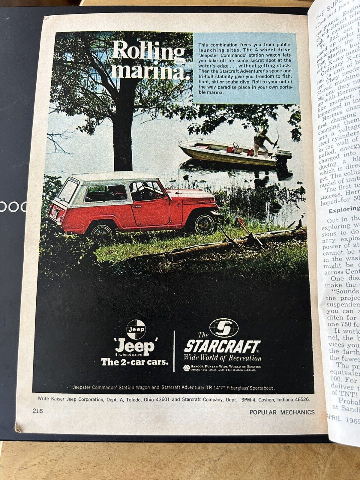 POPULAR MECHANICS Magazine April 1969 VACATION HOMES Maverick Blazer Grand Prix