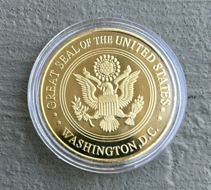 Challenge Coin: "Forever Grateful for Your Service and Sacrifice"