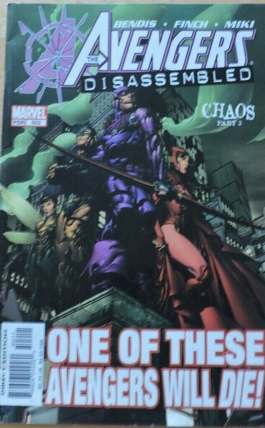 Marvel Presents: The Avengers Disassembled Chaos Pt. 3, Issue # 502