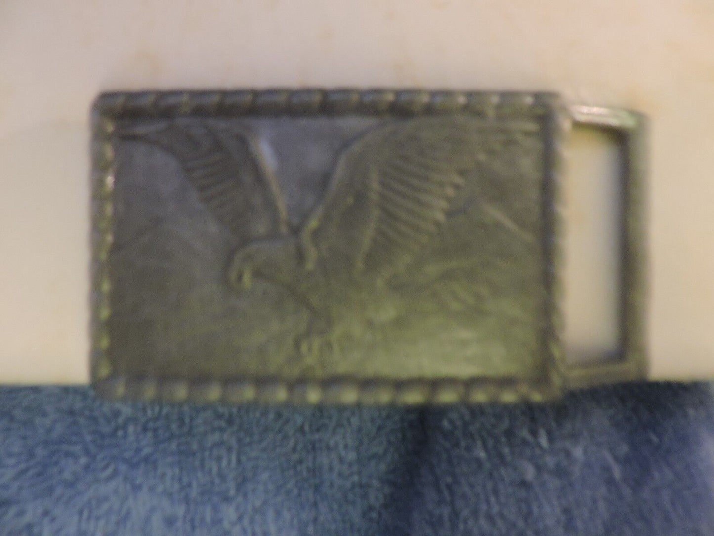 Vintage American Eagle (flying in the mountains) Belt Buckle