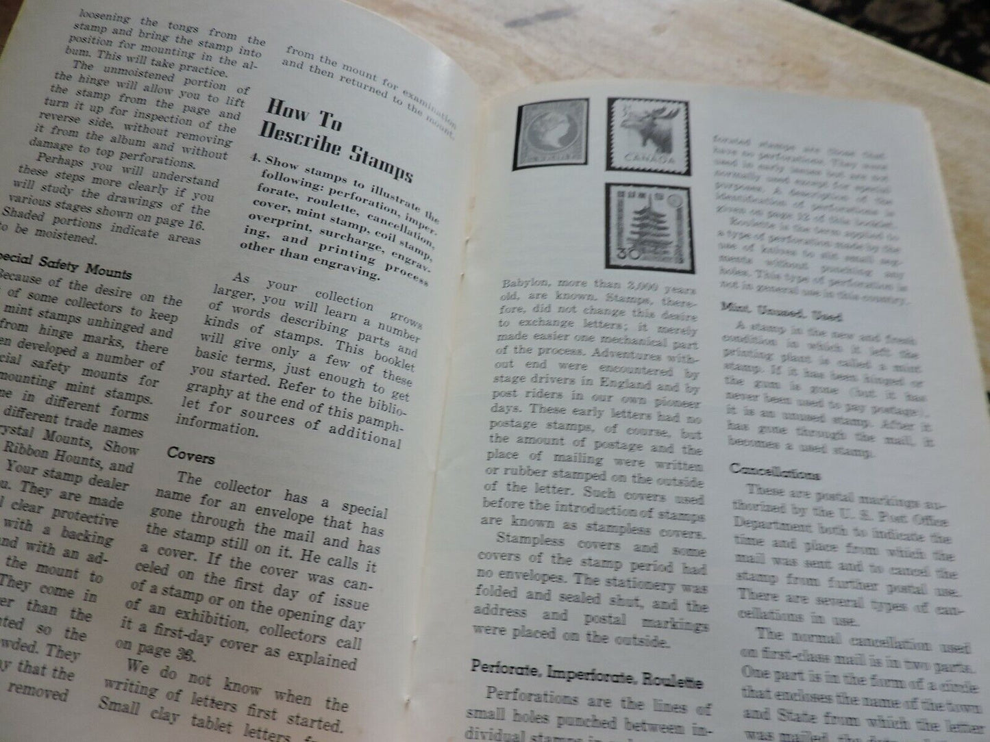 BOY SCOUT MERIT BADGE BOOK: STAMP COLLECTING  1966