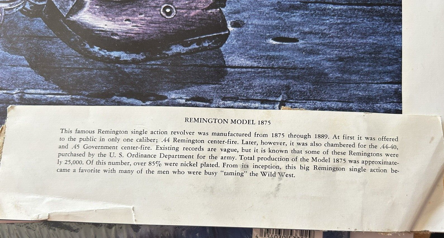 REMINGTON MODEL 1875 17.5 X 13.5 INCHES PRINT