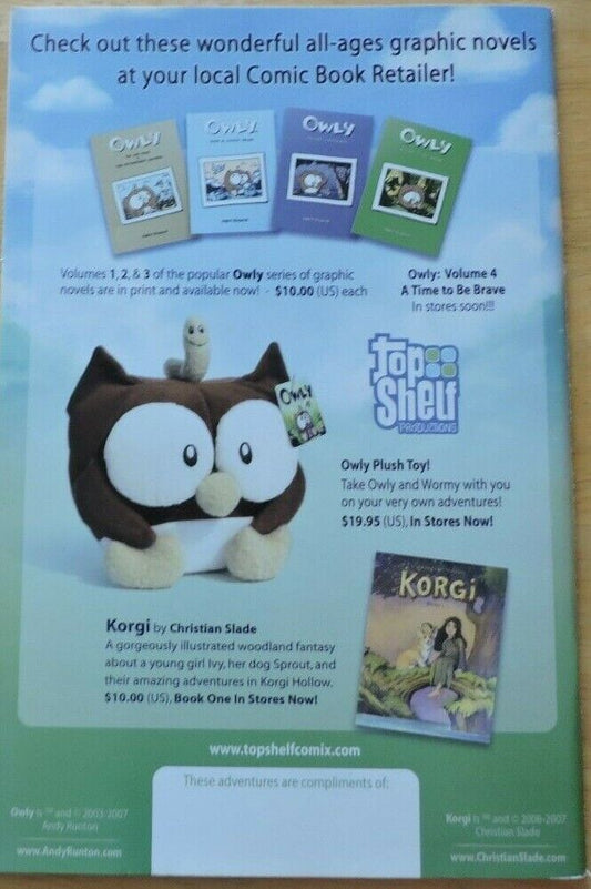 Top Shelf Presents: Owly Helping Hands Comic (Korgi)