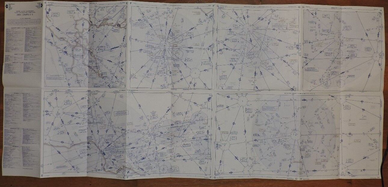 US Government Flight Information Publication "Area Charts" - U.S. 4 Feb 1993