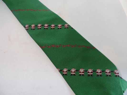 Green Company B Santa Clause Neck Tie