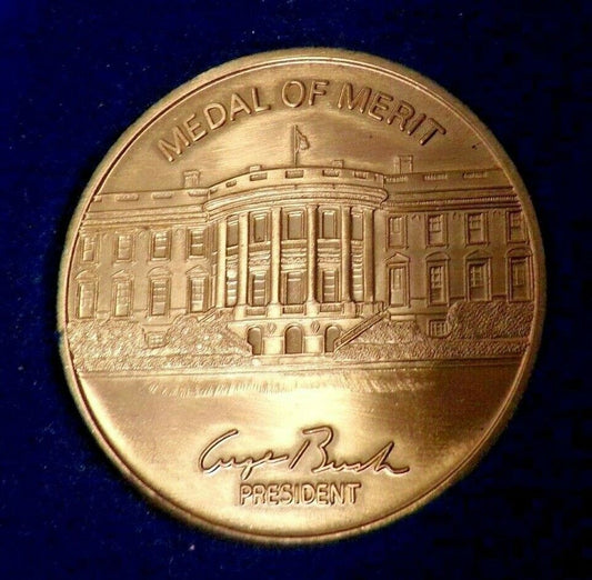 Gold Medal of Merit: Republican Presidential Task Force Signed by President Bush