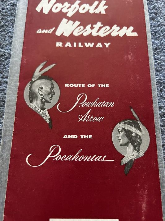 RAILROAD TIMETABLE: NORFOLK AND WESTERN RAILWAY OCTOBER 28, 1962