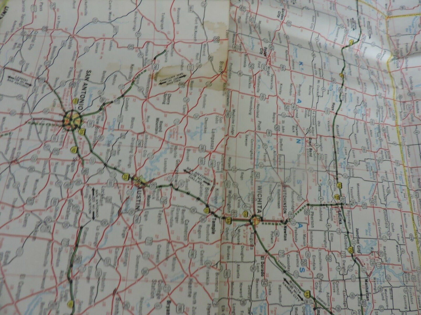 Zephyr Motor Oil Gasoline Central and Western United States Map 1971