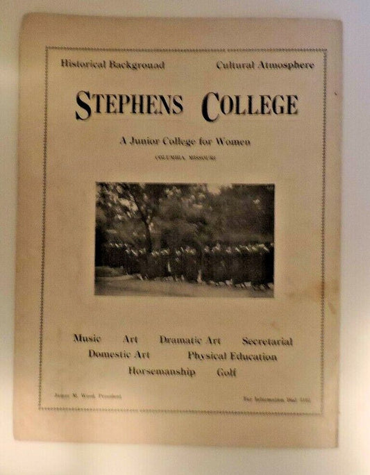 Vintage Student and Faculty Directory Christian College 1934-1935 (Colunbia, MO)