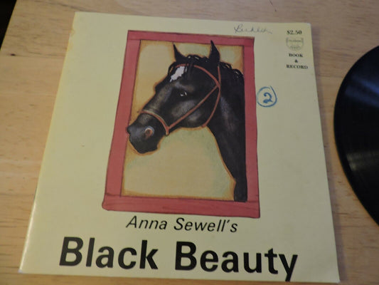 BLACK BEAUTY BOOK AND RECORD BY ANNA SEWELL 1980