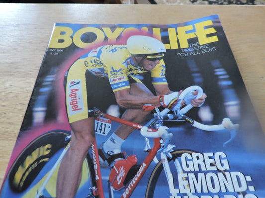BOYS' LIFE MAGAZINE--JUNE 1990--GREG LEMOND: WORLD'S BEST CYCLIST