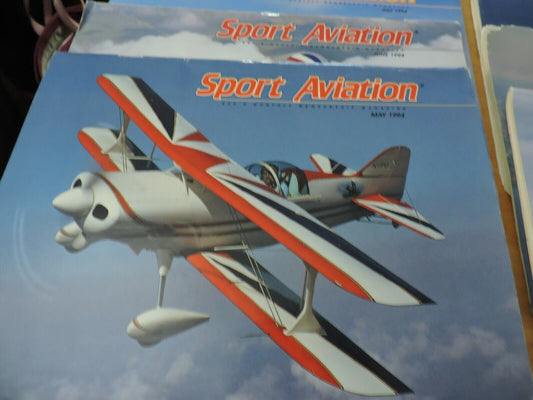 SPORT AVIATION EAA'S MONTHLY MAGAZINE, 1994 MAY-SEPTEMBER, DECEMBER (6)
