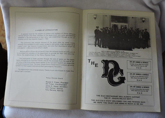 Policeman's Ball Playbill from March 14 1987 & Bonus Autographed Picture