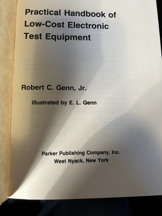Hardcover: Practical Handbook of low-cost electronic test equipment, 1979