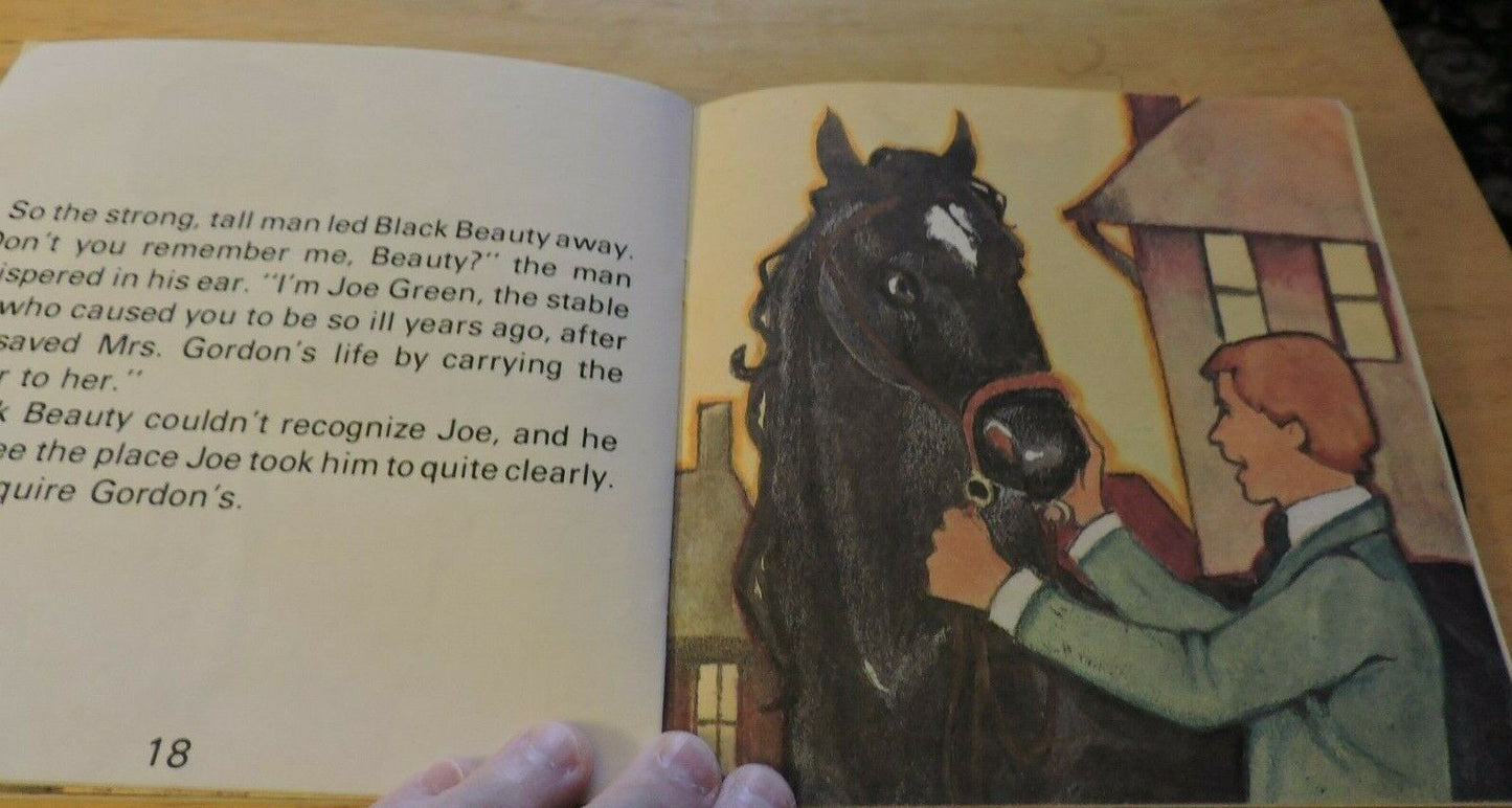 BLACK BEAUTY BOOK AND RECORD BY ANNA SEWELL 1980