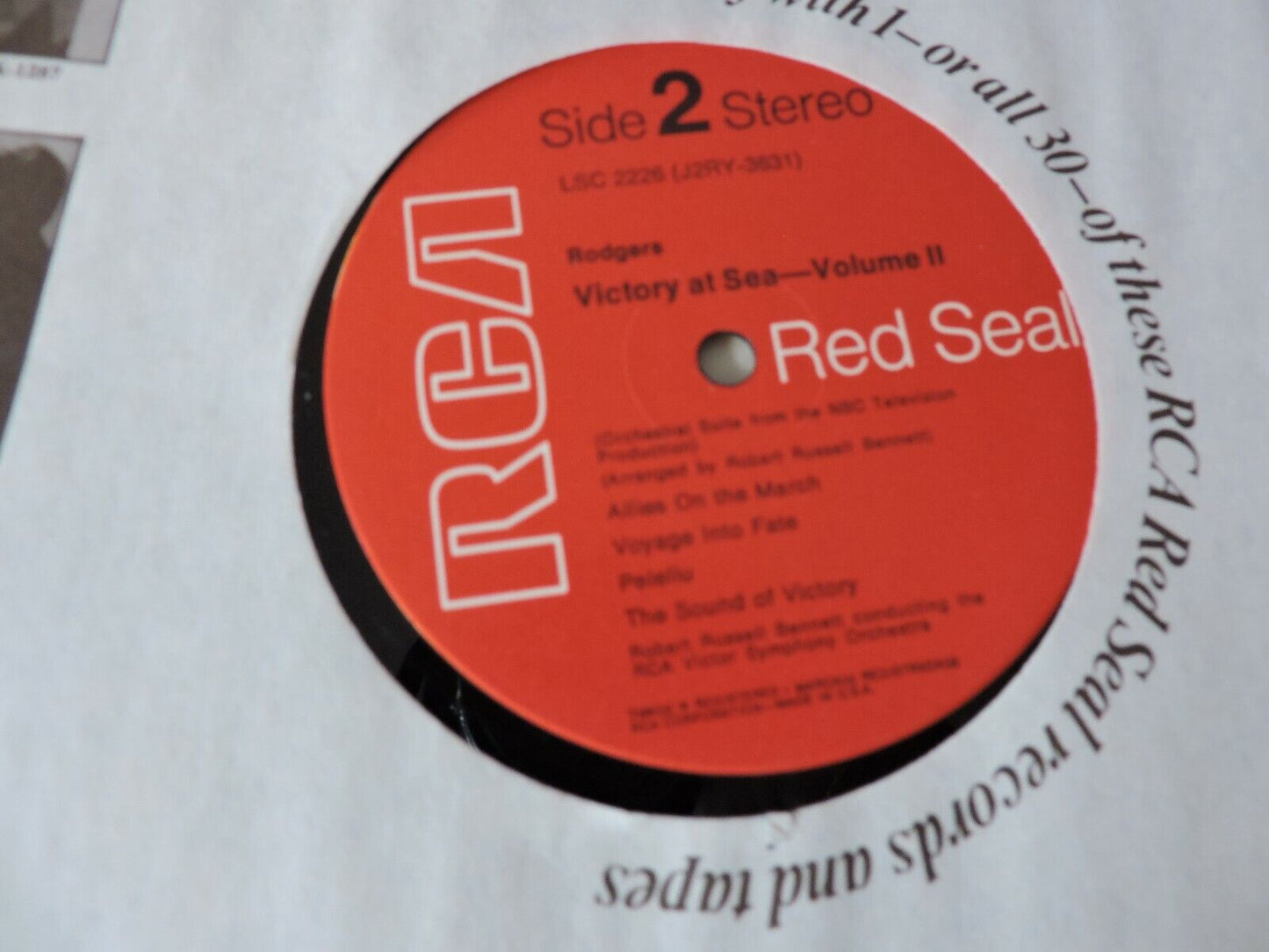 Rodgers Victory At Sea Volume 2--Red Seal NO COVER