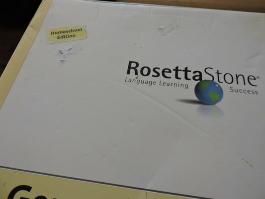 ROSETTA STONE LANGUAGE LEARNING SUCCESS-GERMAN LEVEL1&2 SET 2007