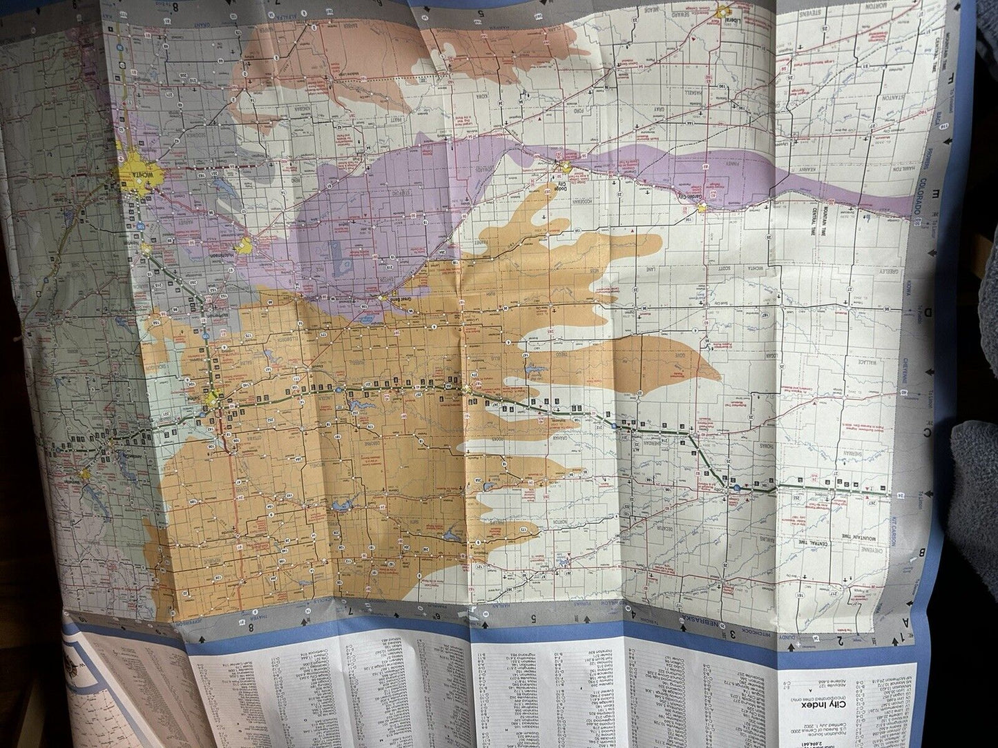 2003-2004 OFFICIAL STATE TRANSPORTATION MAP KANSAS-THE REAL EXPERIENCE 2003-2004