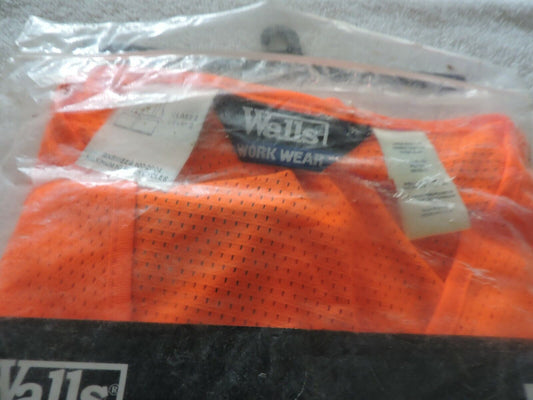 NEW: WALLS WORK WEAR ANSI II SAFETY VEST--SIZE L