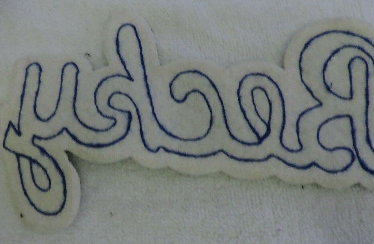 COAT PATCH : "BECKY" 7.5 BY 3.25