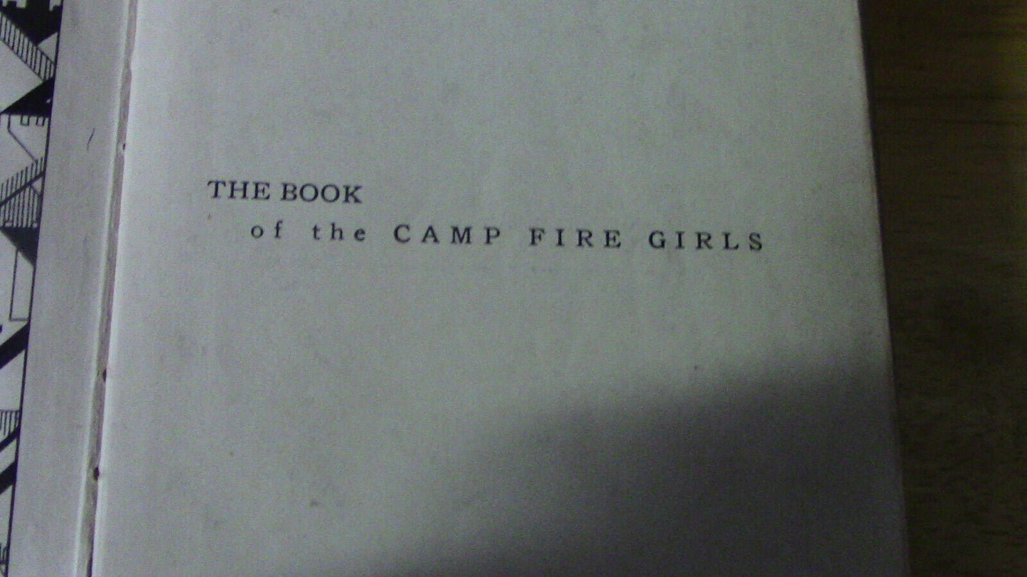 Book of the Camp Fire Girls 1936 Edition Illustrated Soft Cover