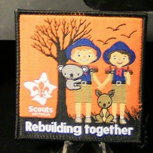 Australian Scouting Program: Bushfire Relief Donation Badge-Rebuilding Together