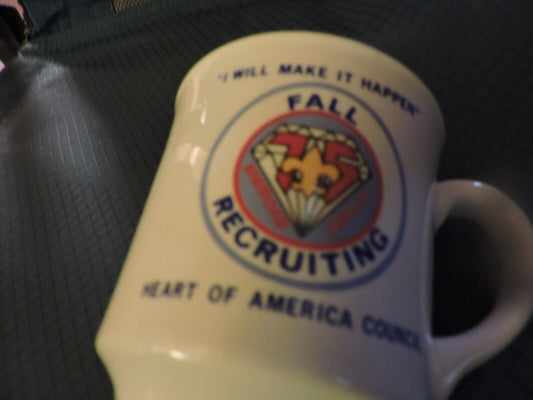 Boy Scout Coffee Mug  HEART OF AMERICA, FALL RECRUITING