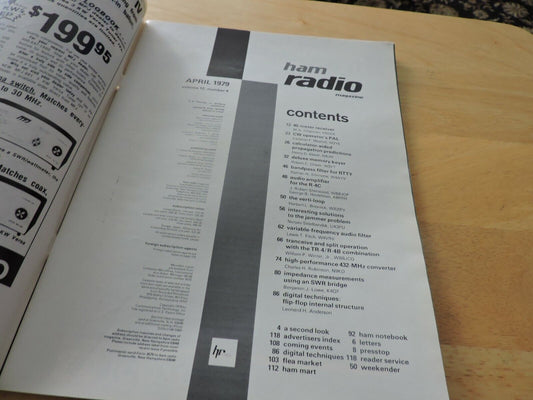 HAM RADIO MAGAZINE APRIL 1979
