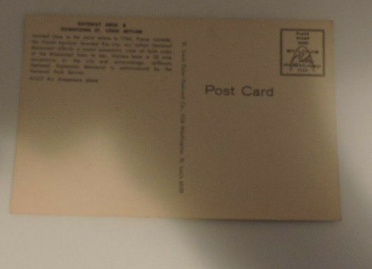 Vintage Postcard: St Louis, Missouri Arch