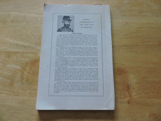 Missouri Historical Review Booklet October 1963