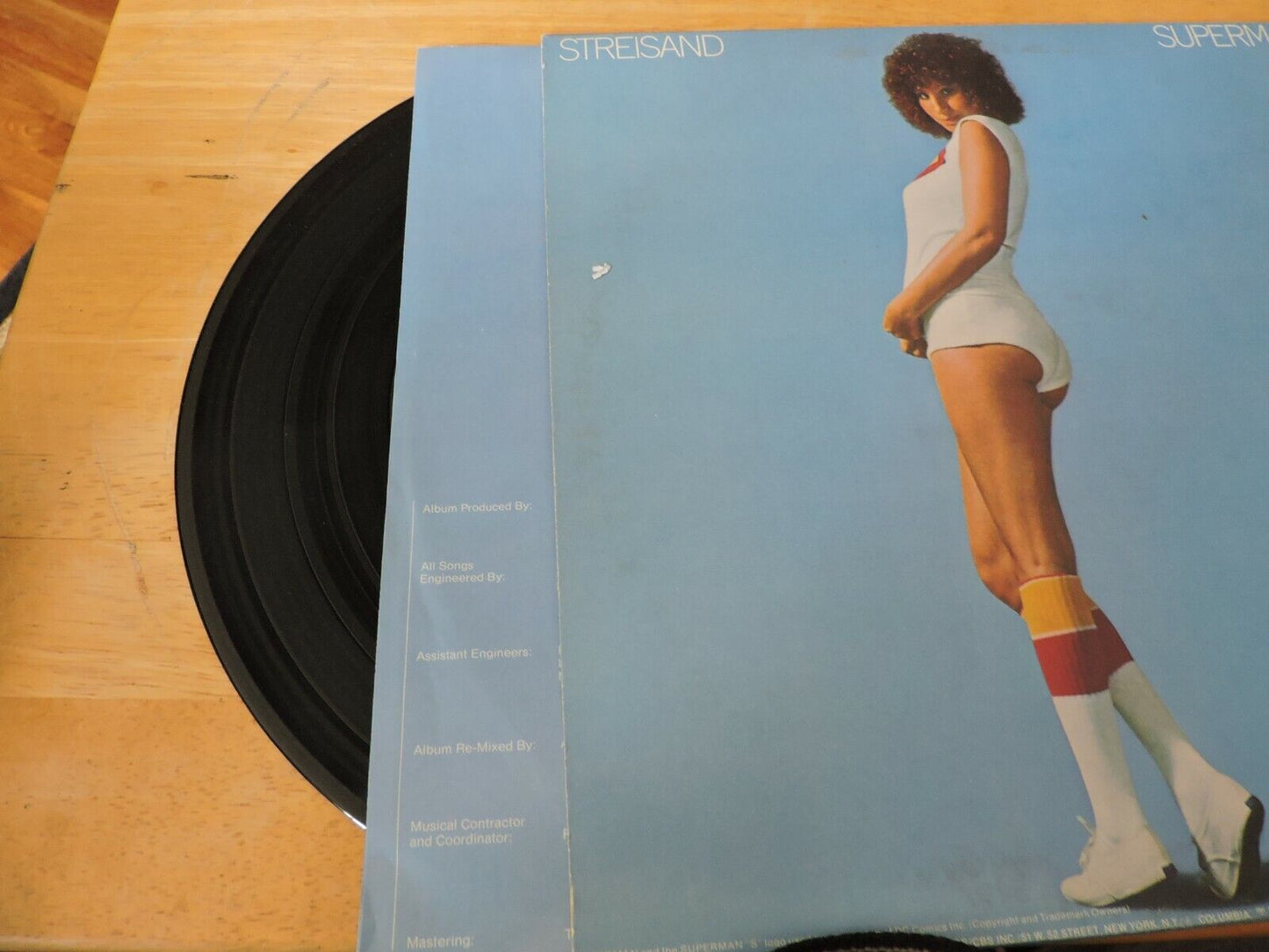 Barbra Streisand Superman Album Record  1977