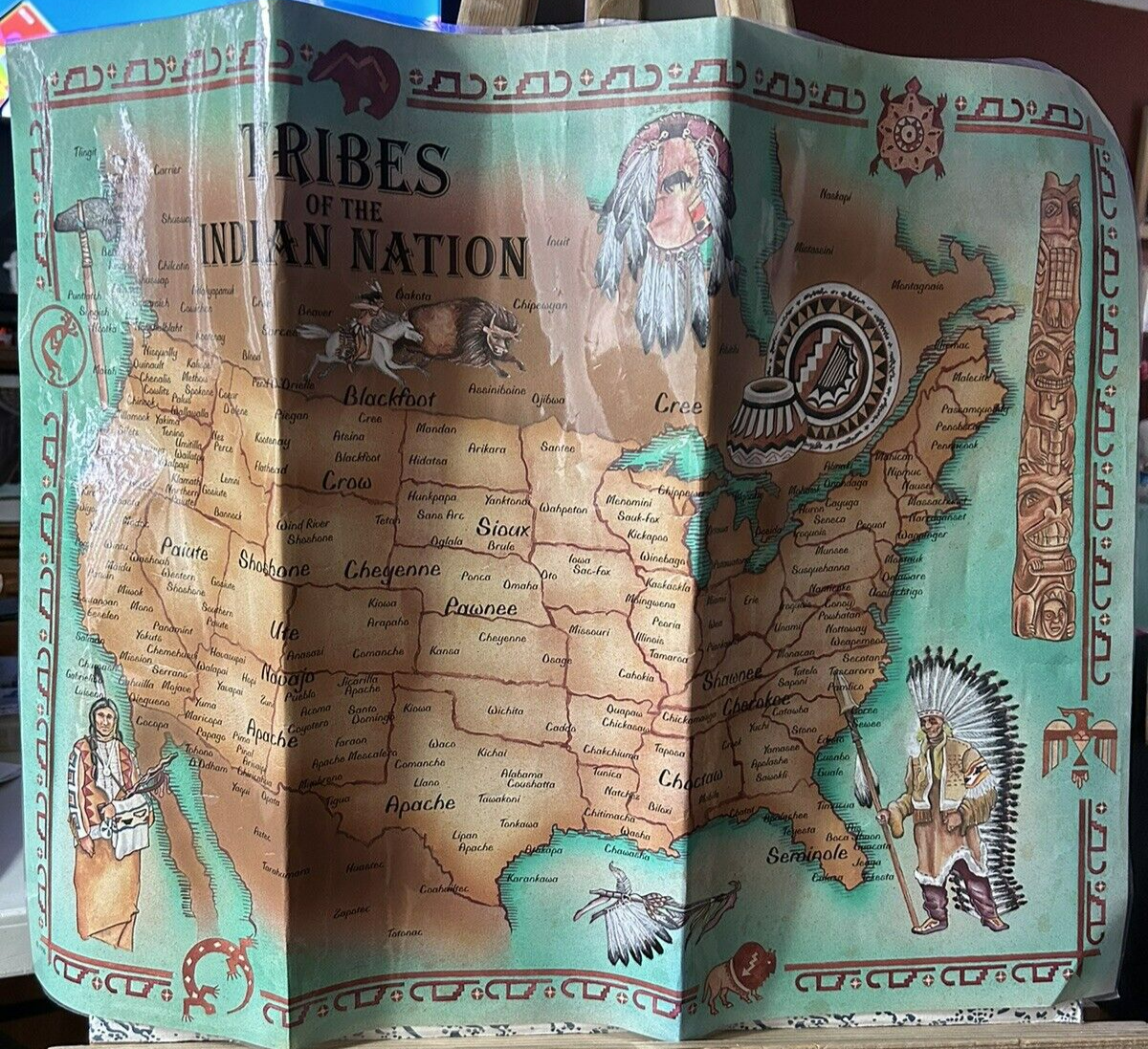 Tribes of the Indian Nation Poster