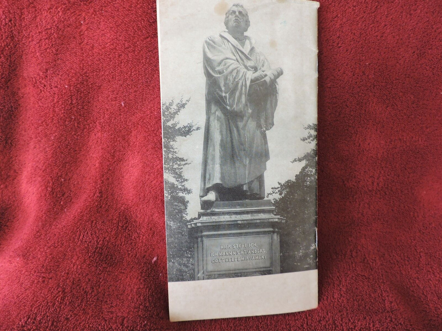 WORMS-CITY OF MARTIN LUTHER " TRINITY CHURCH" PHAMLET