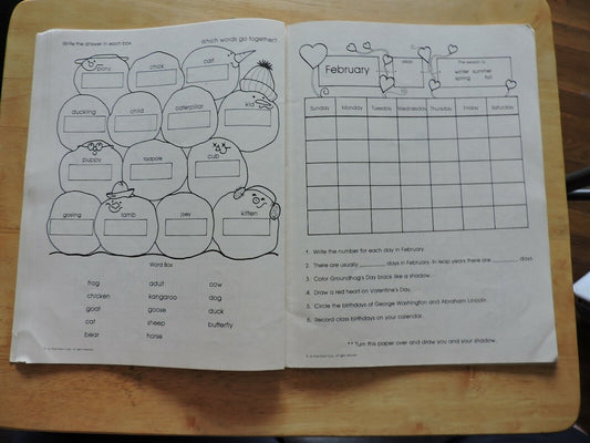 Reproducable Holiday Fun Book (Teachers/ Home Schoolers)