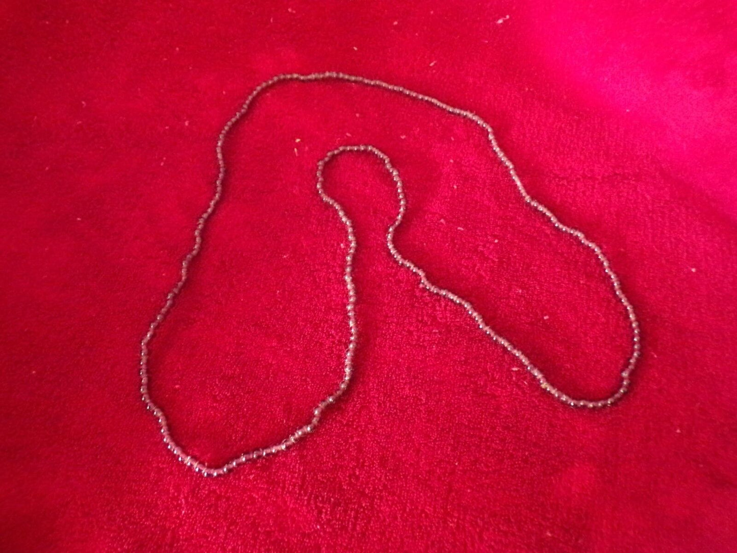 17" Brown Beaded Necklace