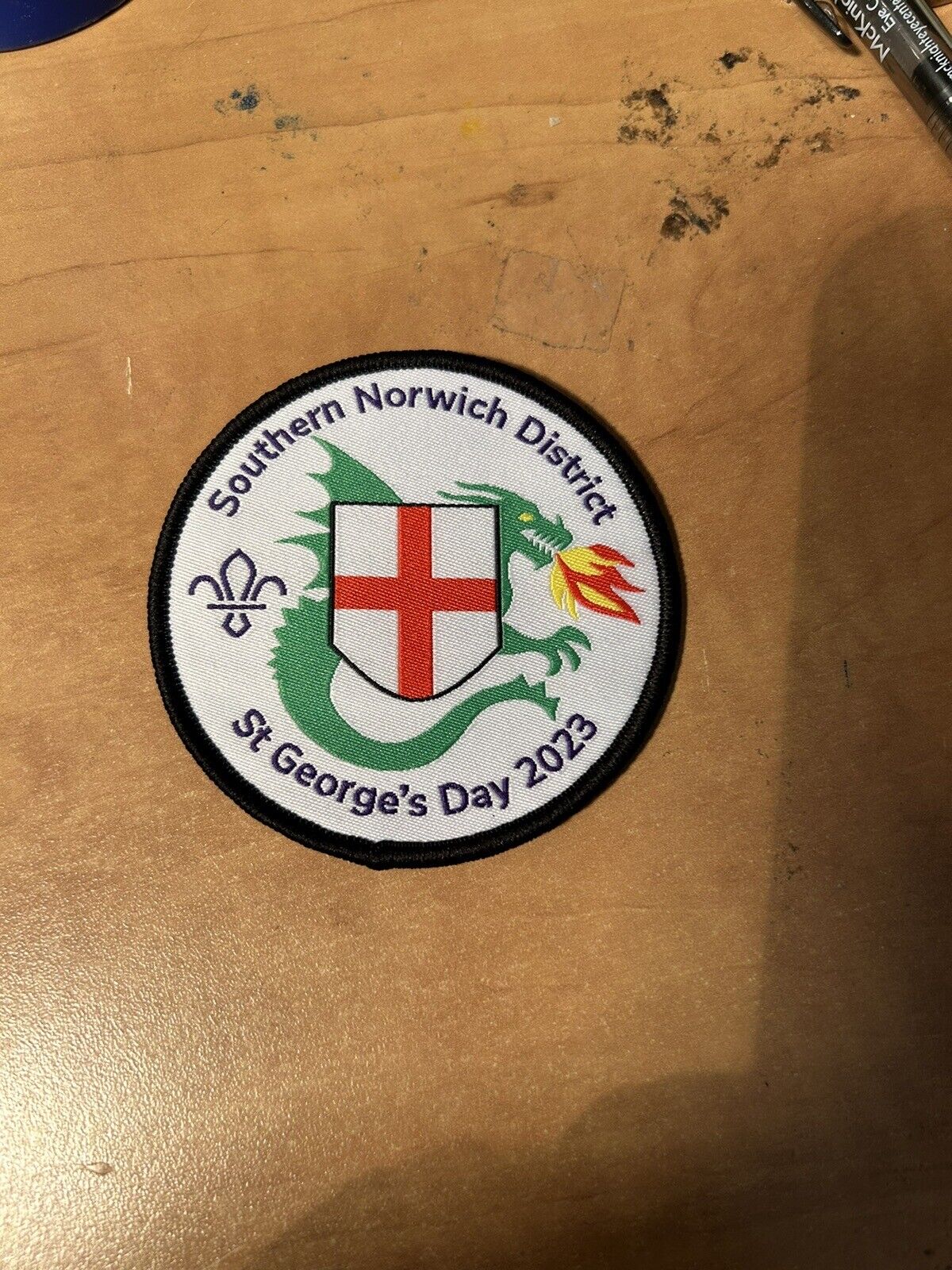 World Scouting Patch: Southern Norwich District-St. George's Day 2023