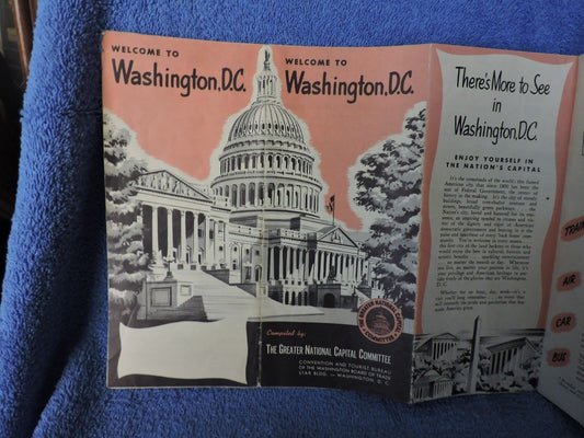 WELCOME TO WASHINGTON D.C. PAMPLET