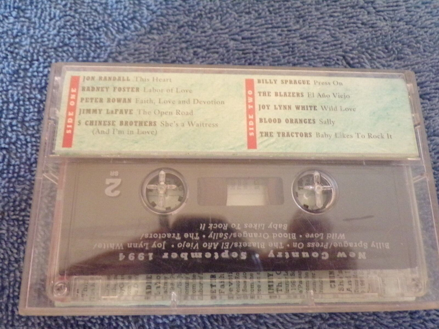 New Country - Exclusive Edition Cassette Tape (September 1994)