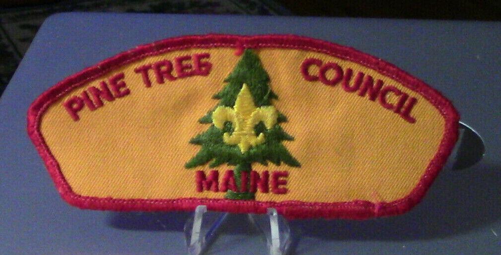 Vintage BSA Council Patch: Pine Tree Council, Maine Patch