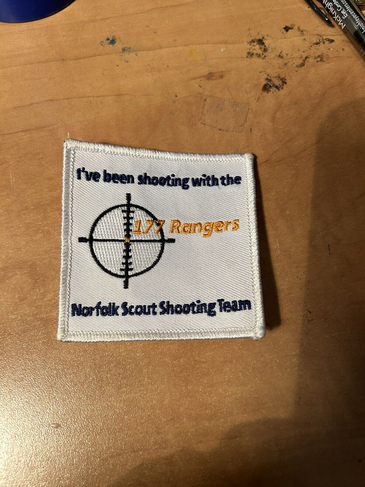 World Scouting Patch: I've been shooting with the Norfolk-UK Scout Shooting Team
