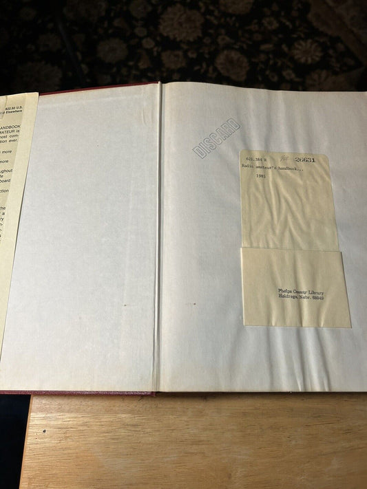 Hardcover: The 1985 ARRL Handbook for the Radio Amateur