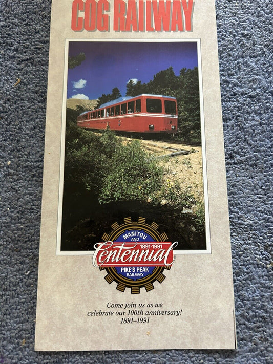 COG RAILWAY MANITOU & PIKE'S PEAK 1991