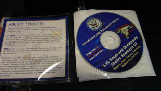 Safe Room & Community Shelter Resource CD